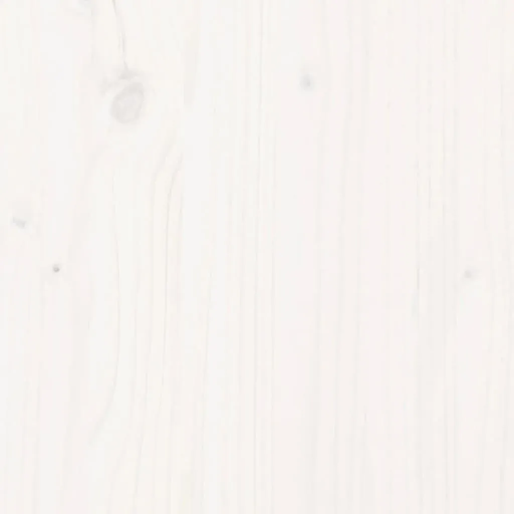 Sedie da Esterno 2 pz in Pino Massiccio Bianco | Offerta Arredo Giardino - 7
