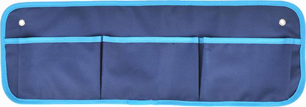Hängeorganizer Organizer Hängeaufbewahrung Stoff Camping Wohnwagen Wohnmobil Caravan Boot Zelt Vorzelt 60 x 20 cm blau