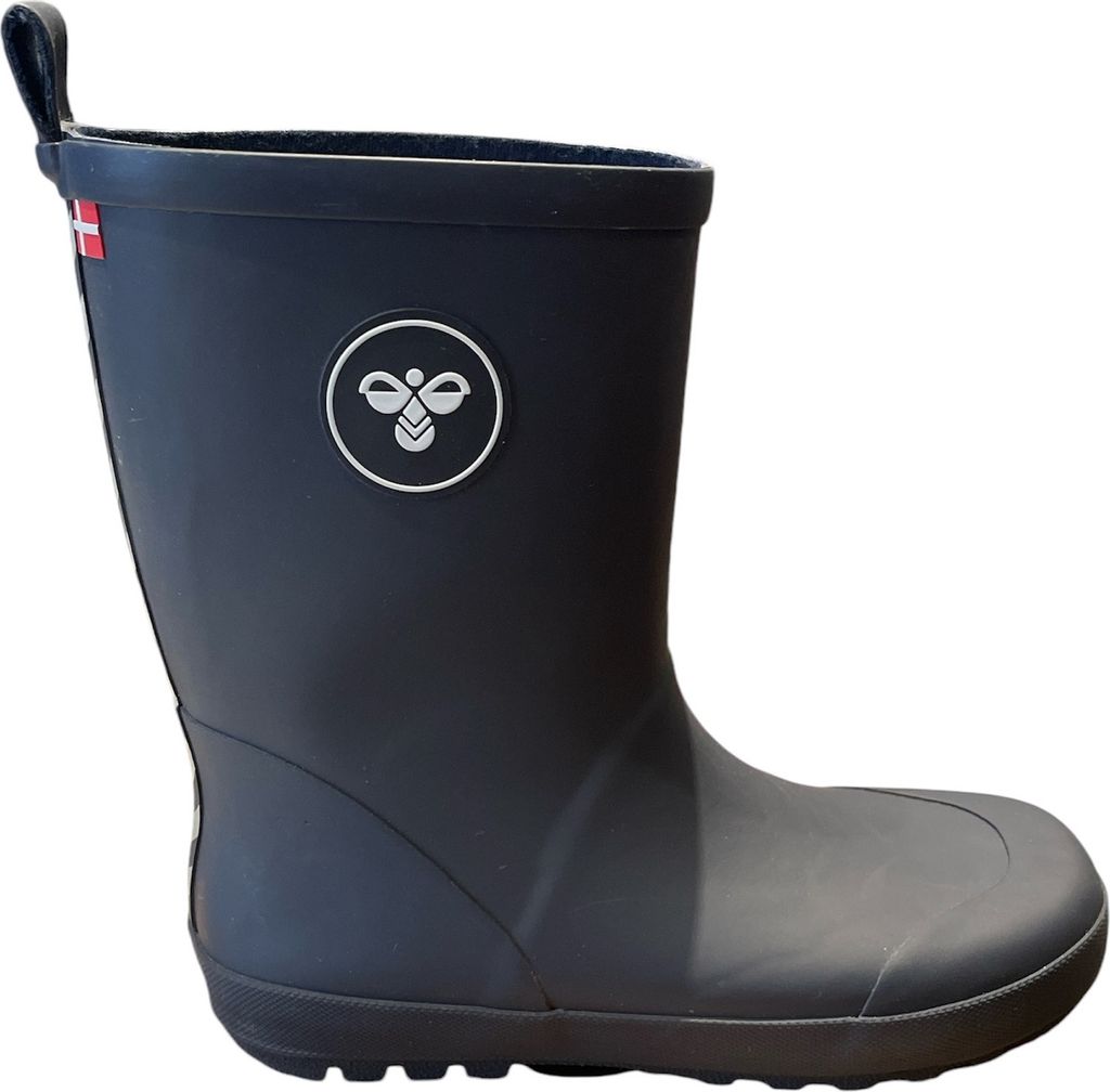 Hummel Rubber Boot Jr Kinder Gummistiefel Regenstiefel Stiefel Kinderstiefel wasserdicht dunkelblau 206511-1009, Schuhgröße:27 EU