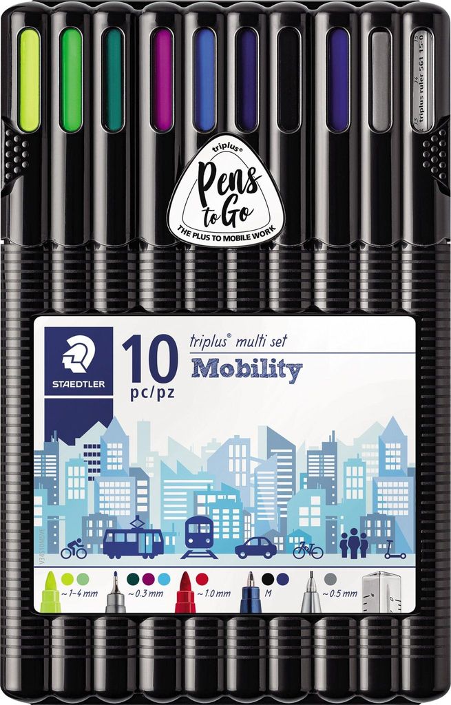 STAEDTLER Schreibset triplus multi set Mobility 10-teilig