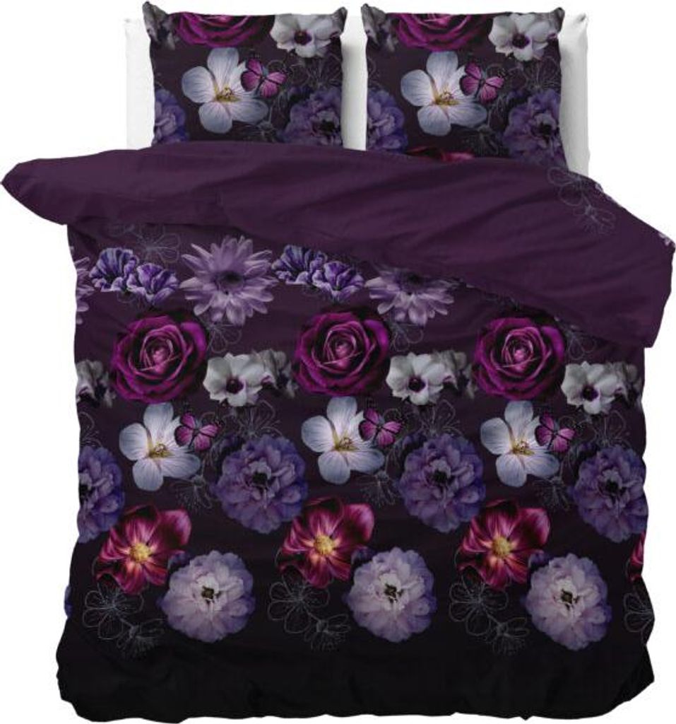 Sleeptime Magic Flower lila 200 x 200/220 cm