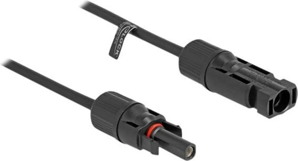 DELOCK DL4 Cavo solare da spina 4 mm a presa 5 m nero