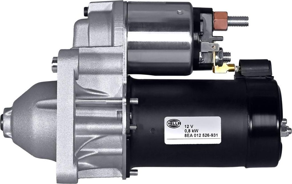 Anlasser Starter 12 V 0,8 kW 9 Zähne HELLA für u.a. FIAT PUNTO