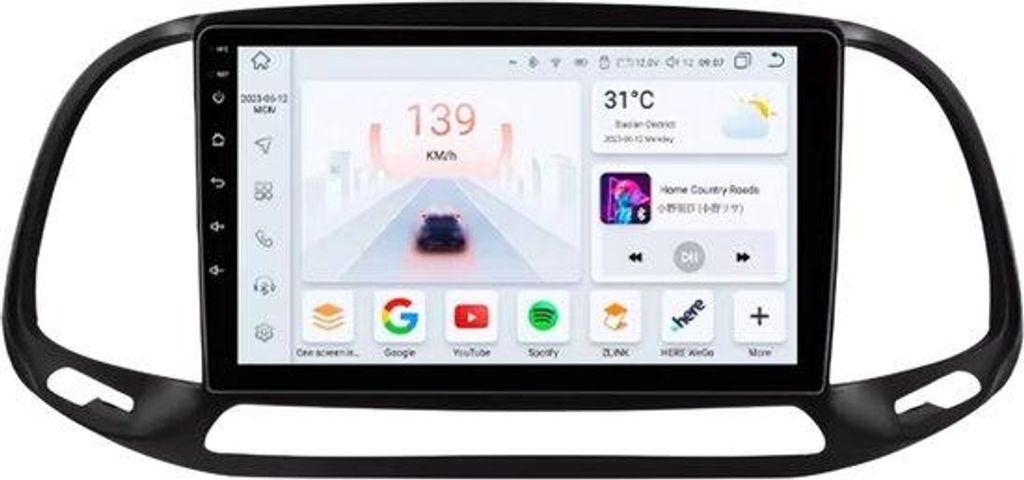 Autoradio mit Bluetooth und CarPlay für Fiat Doblo (2015–2019) – Kompatibel mit Apple und Android – Stereoanlage – Navigationssystem – 3...