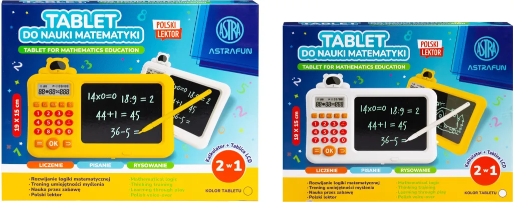 Jeu Éducatif Mathématiques avec Écran LCD et Lecteur Vocal Polonais Mixte