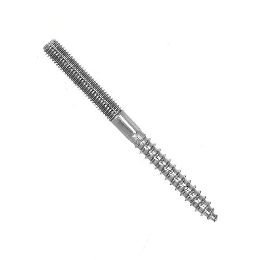 Stockschraube mit Rechtsgewinde M5x80mm, Edelstahl A4
