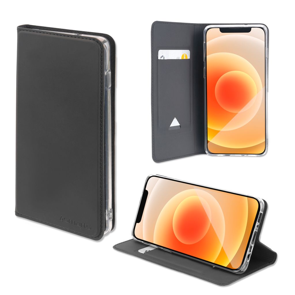 4smarts 467649, Folio, Apple, iPhone 12 mini, 13,7 cm (5.4"), Schwarz