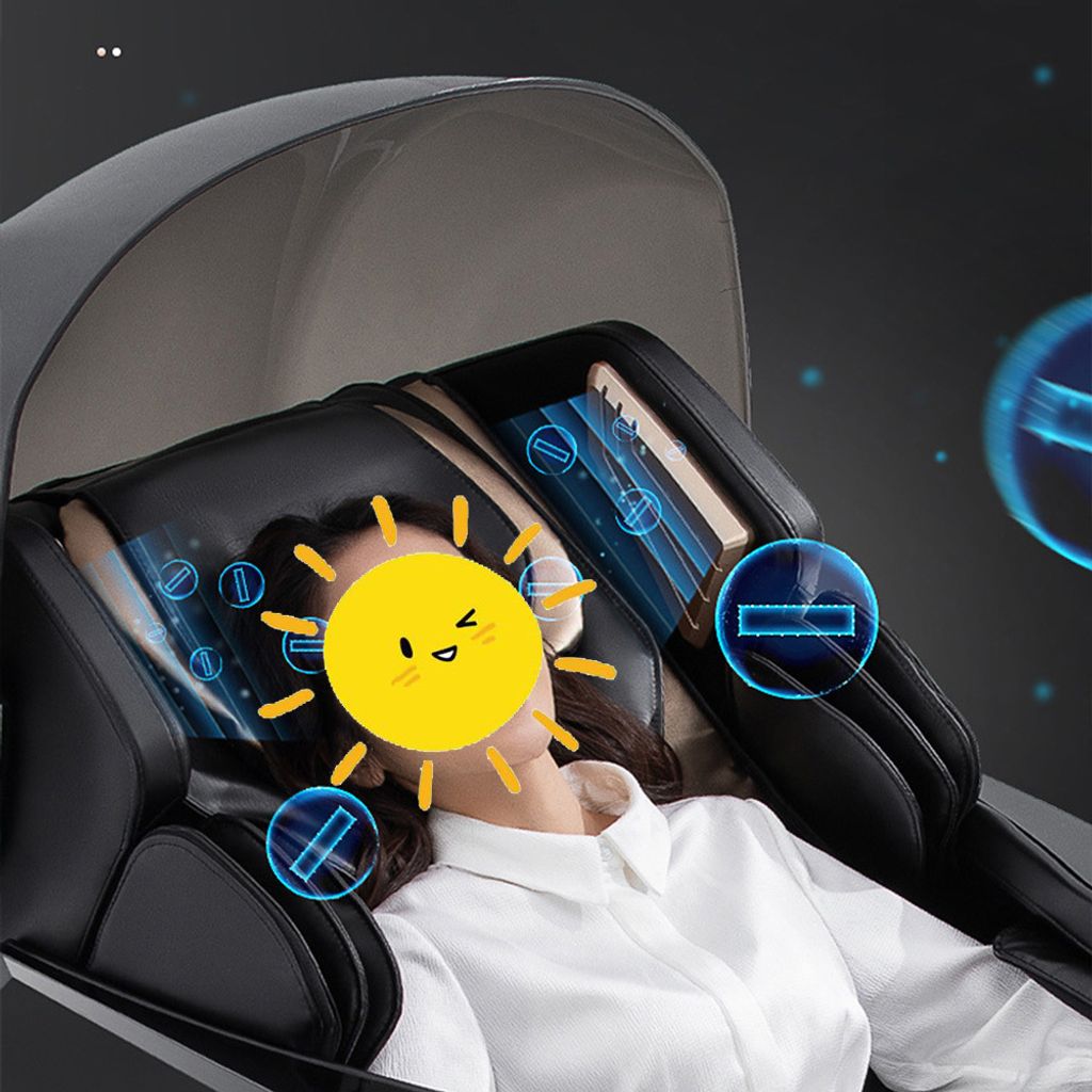 3D Massagesessel, Wärmefunktion, Sprachsteuerung,Zero Produktbild 5