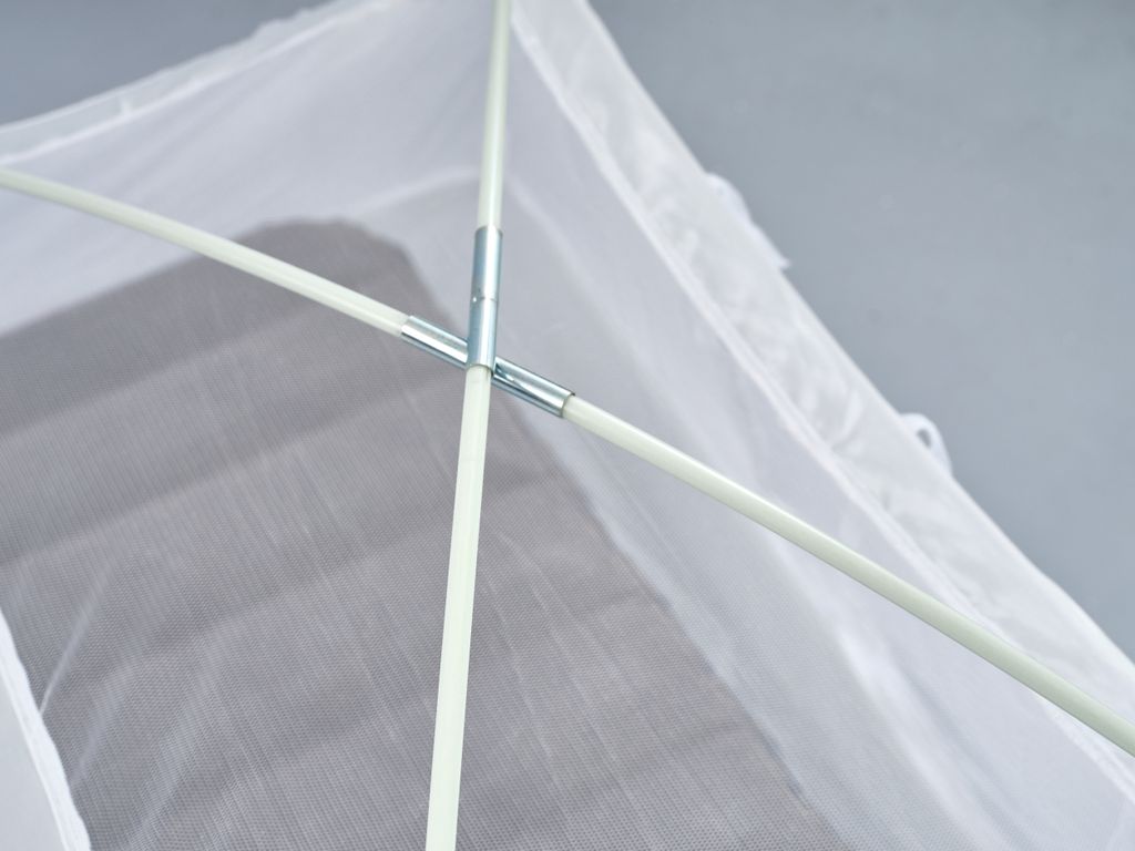 Deconet Moskitonetzzelt Cupola Weiß – L210xH100xB100cm Produktbild 7