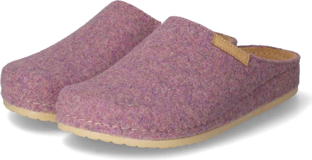 Kaerlek Damen Pantoffeln/ Hausschuhe NANA Lila Filz Größe: 38
