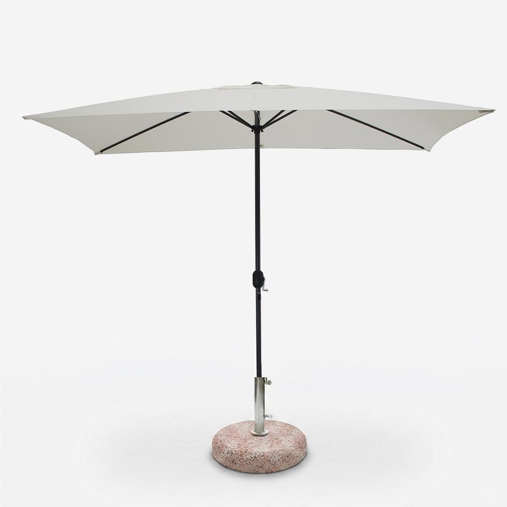 Rechteckiger Gartenschirm 300x200 cm - Ecrù