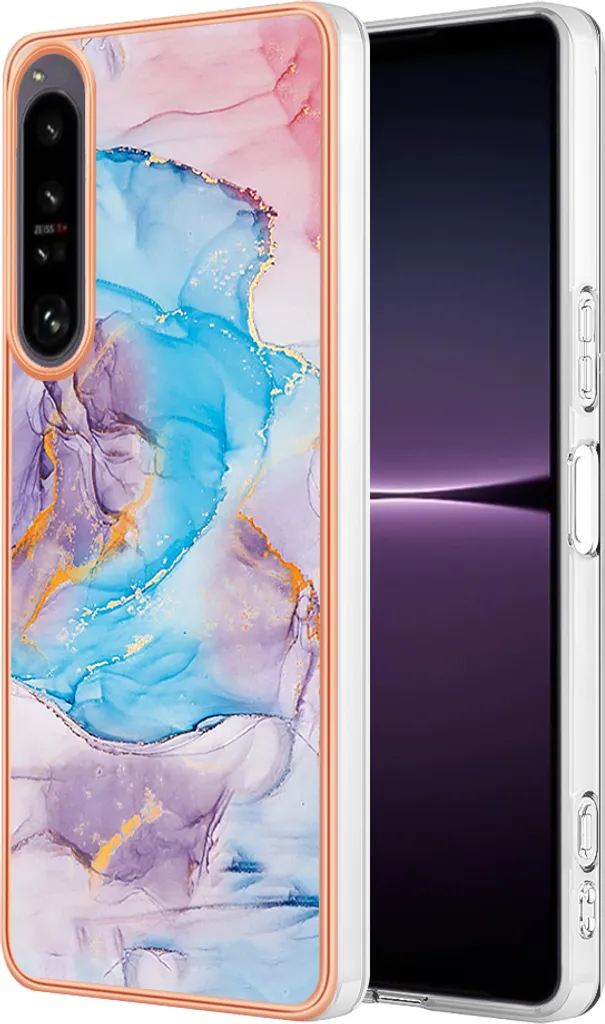 Custodia Elegante Sony Xperia 1 IV Silicone Blu - Chic & Safe