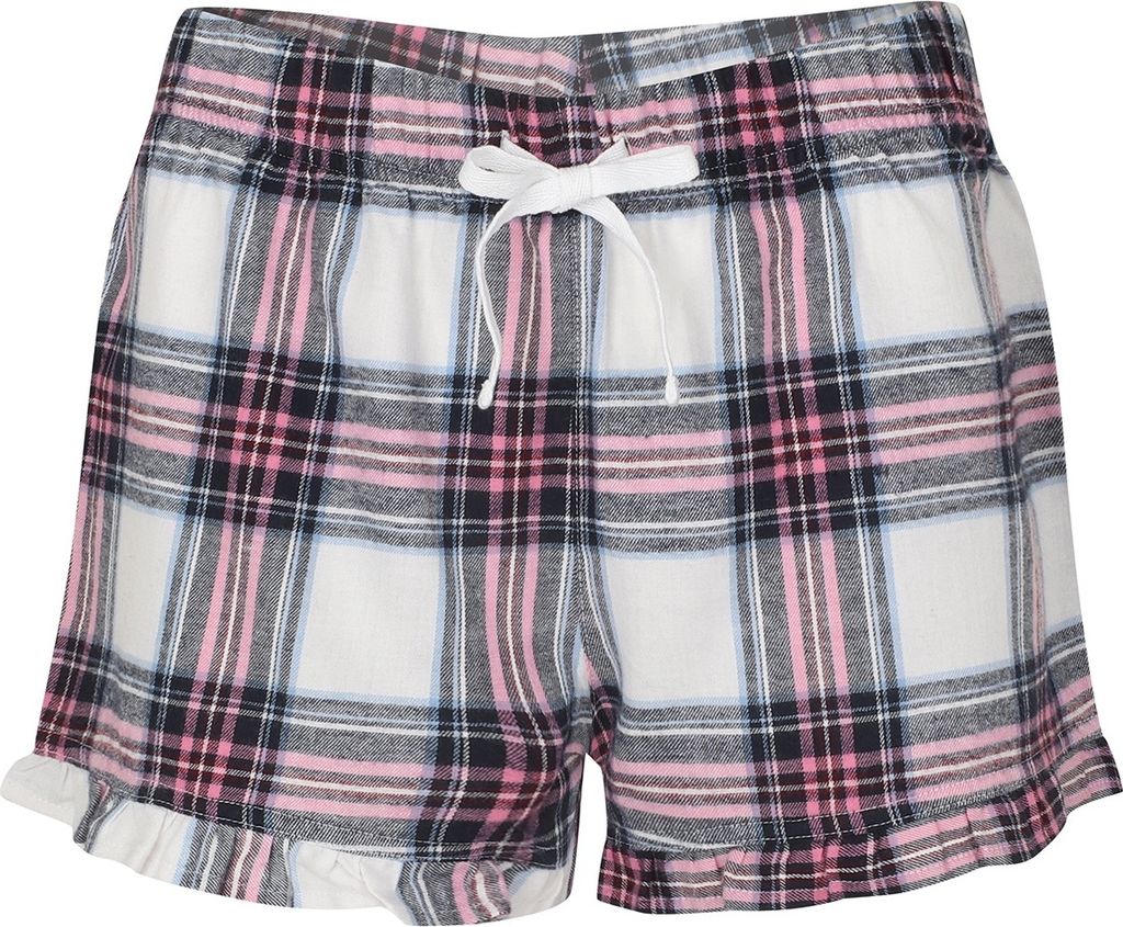 Skinni Fit - Shorts für Damen RW6024 (S EU) (Weiß/Pink)