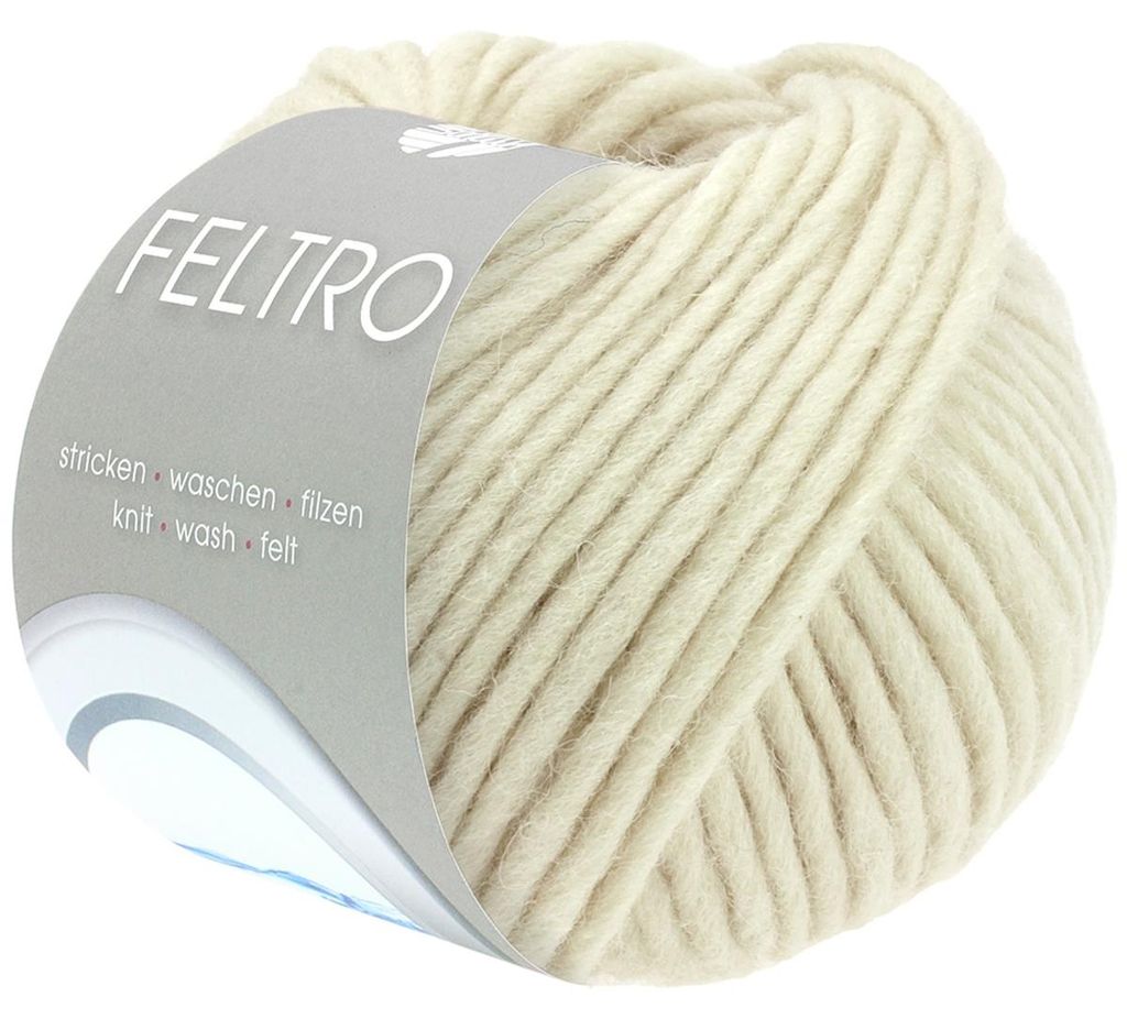 Lana Grossa FELTRO UNI 50 g modernes Filzgarn 50 Produktbild 