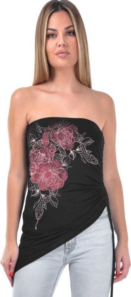 Outer Vision Top Damen Vibora schwarz Rockwear 95% Viskose, 5% Elasthan S