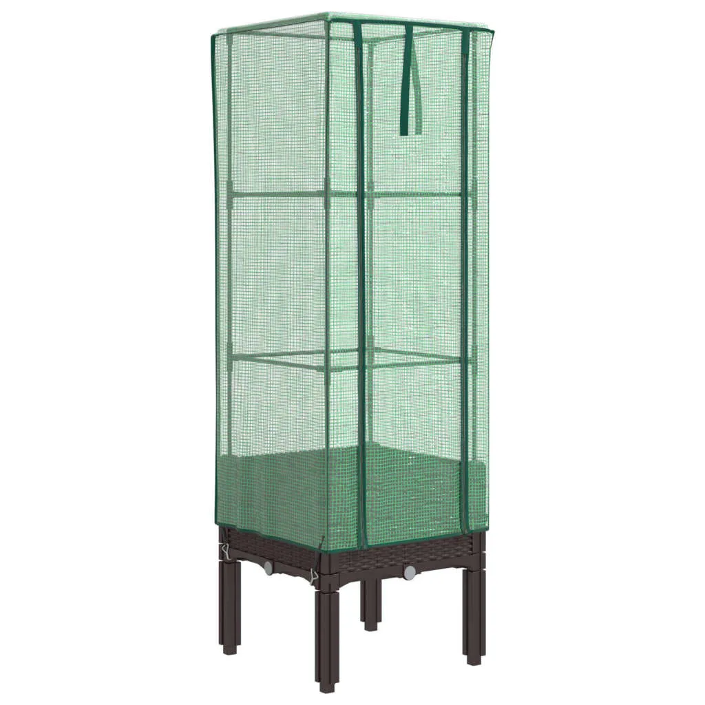 Letto Rialzato con Serra Rattan 40x40x140: Affare per il tuo Giardino