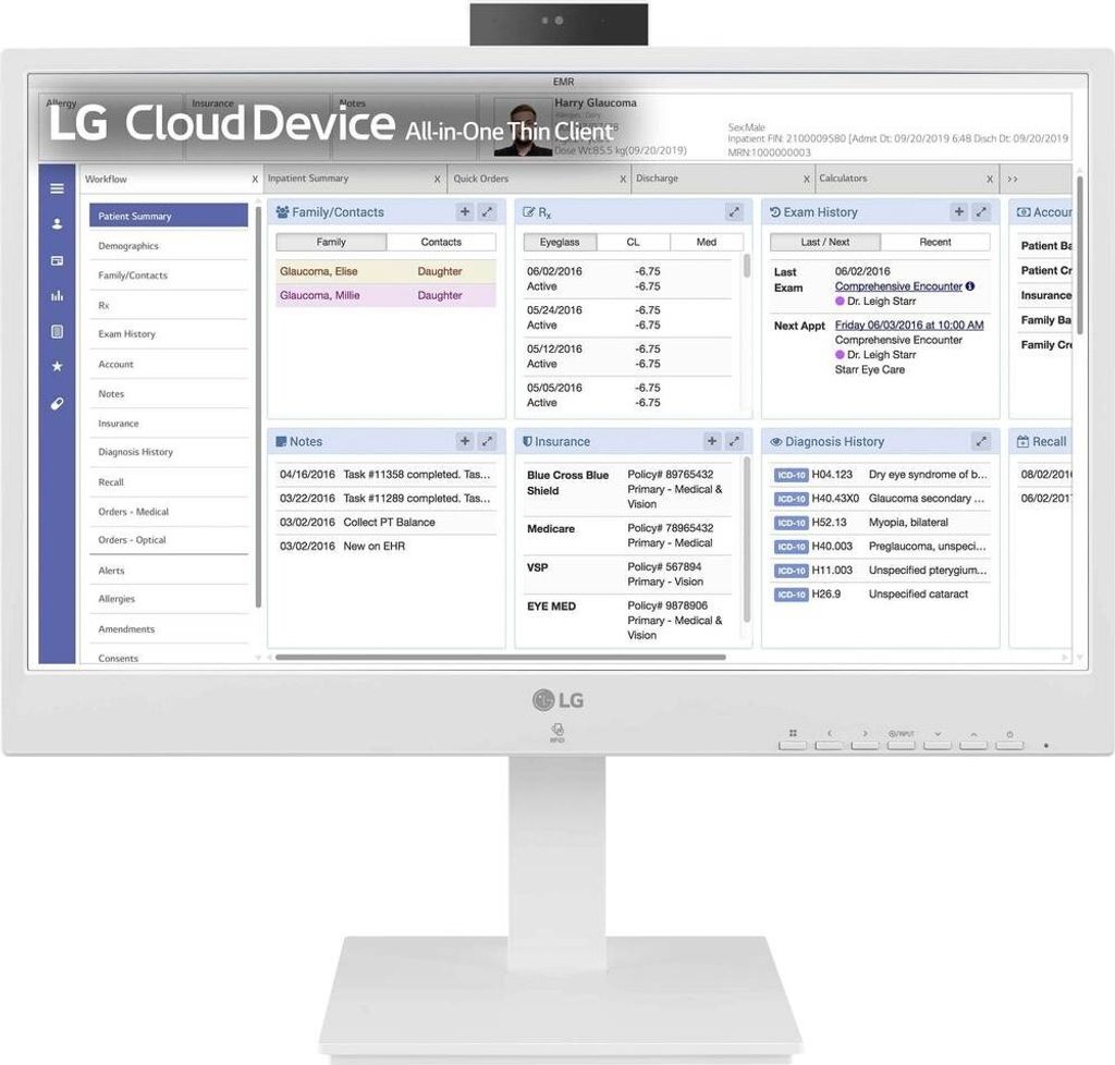 LG All-in-One 24" 24CR670N-6P Intel Celeron - All-in-One mit Monitor - Celeron