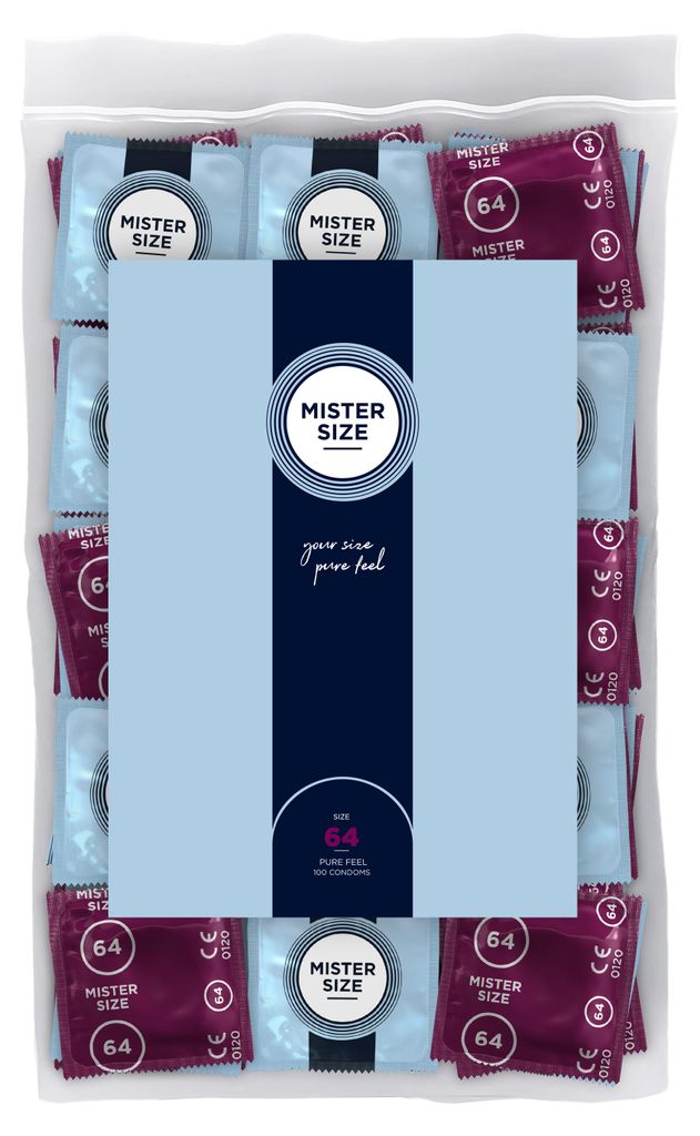 100er Mister Size Kondome - 64mm - deine individuelle Größe Produktbild 