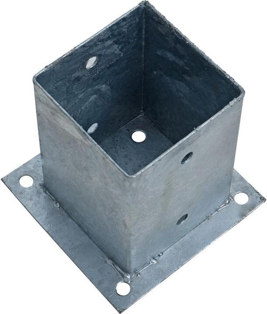 Bodenhülse Aufschraubhülse Pfostenhülse 121 x 150 mm Produktbild 