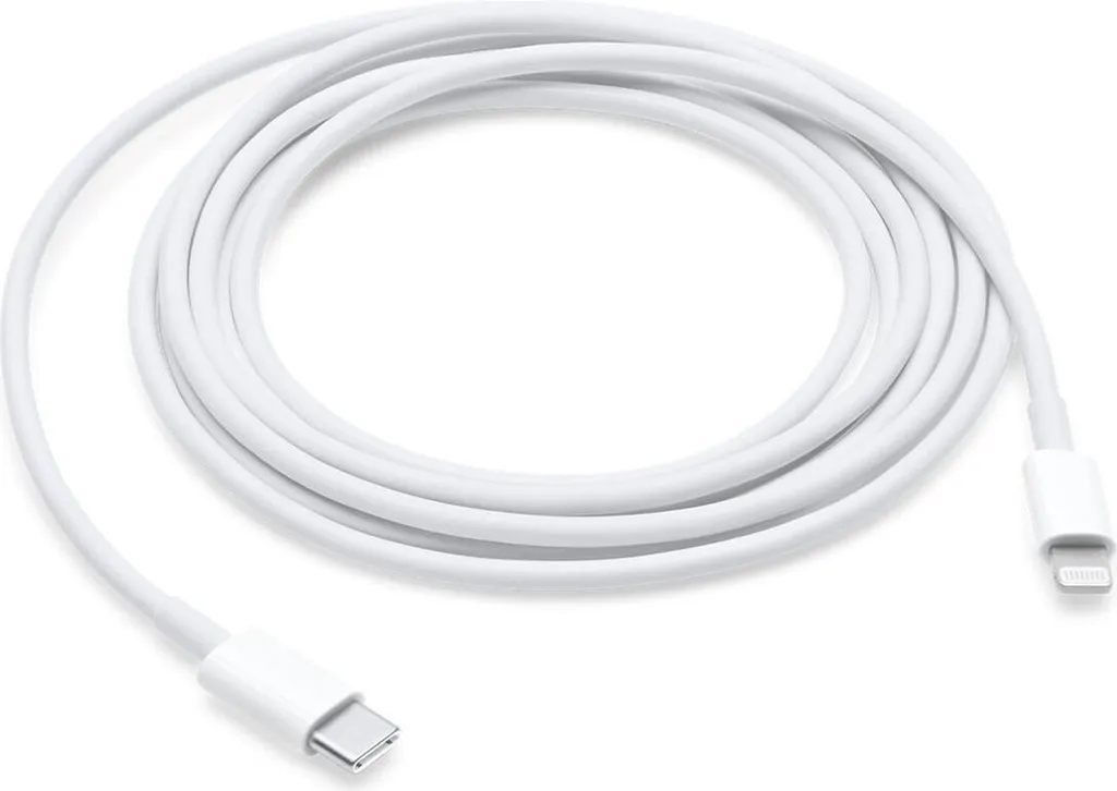 Câble de Charge USB-C vers Lightning 2m - Idéal pour Salon et Chambre