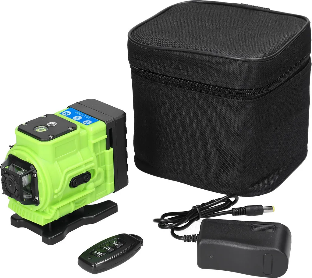 Niveau laser rotatif 3D multifonction à nivellement automatique vert - 5