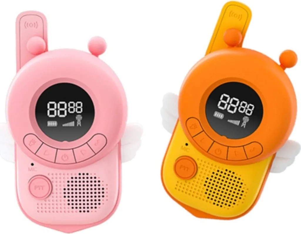 Ricetrasmittenti TechKidz Bzz Rosa: LCD Retroilluminato e Design Pro