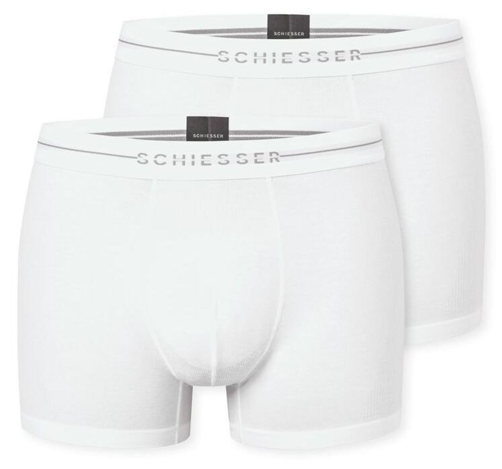 Schiesser 183341 Baumwolle Flex Pants 4er Pack white 8