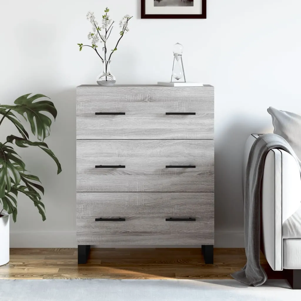Sideboard vidaXL Grigio Sonoma 70cm | Mobile Salvaspazio Urban Style