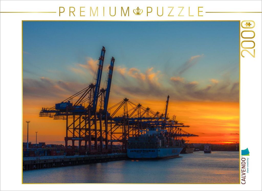 CALVENDO Puzzle Verladeanlage | 2000 Teile Lege-Größe Produktbild 