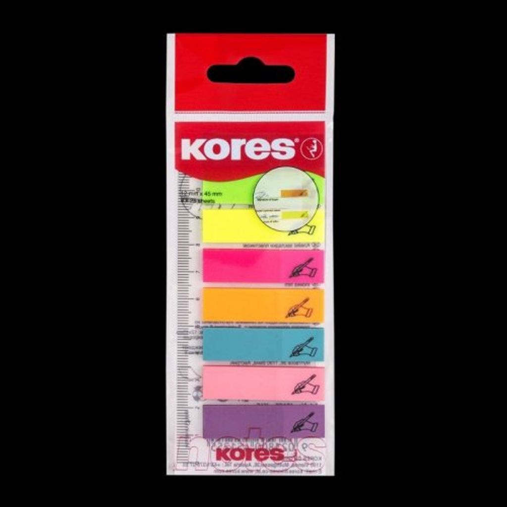 Kores Pagemarker "Sign Here" fólia, 12 x 45 mm, 8x 25 Obrázok produktu 
