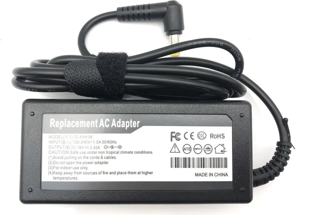 Alimentatore da Viaggio 65W per Acer Travelmate P253 | Leggero e Potente