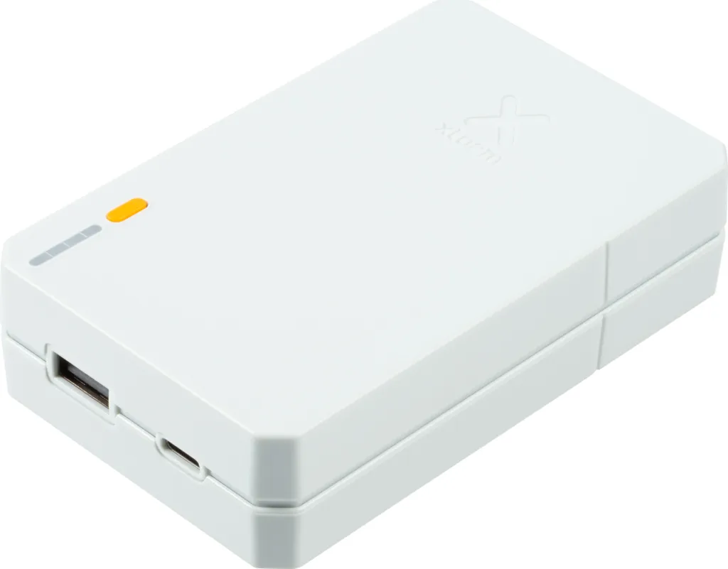 Batterie Externe 10000mAh 15W Blanche - Chargeur Portable Double Port
