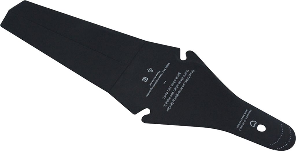 Ultraleichter MTB Mountain Road Bike Sattel Heckkotfluegel aus Kunststoff Abnehmbarer Kotfluegel Schwarz