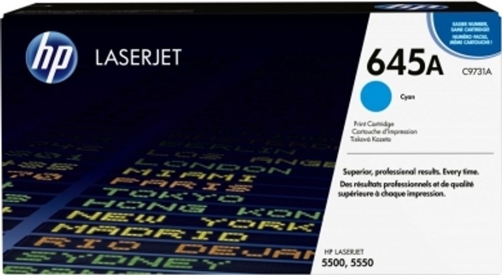 HP Toner C 9731 A cyan     645 A Produktbild 