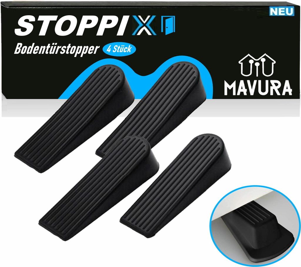 STOPPIX Türstopper Türkeil Boden Türpuffer Kunststoffkeil Fensterkeil