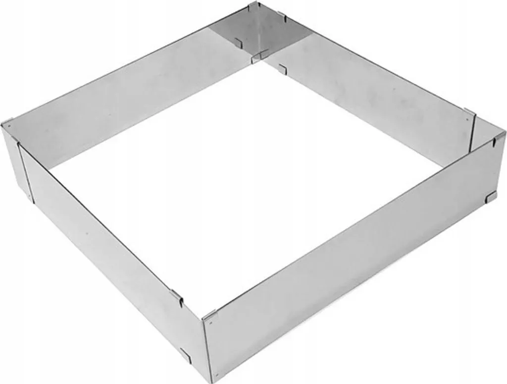 Stampo Rettangolare Regolabile Kuchpol 6cm - Acciaio Inox Professionale