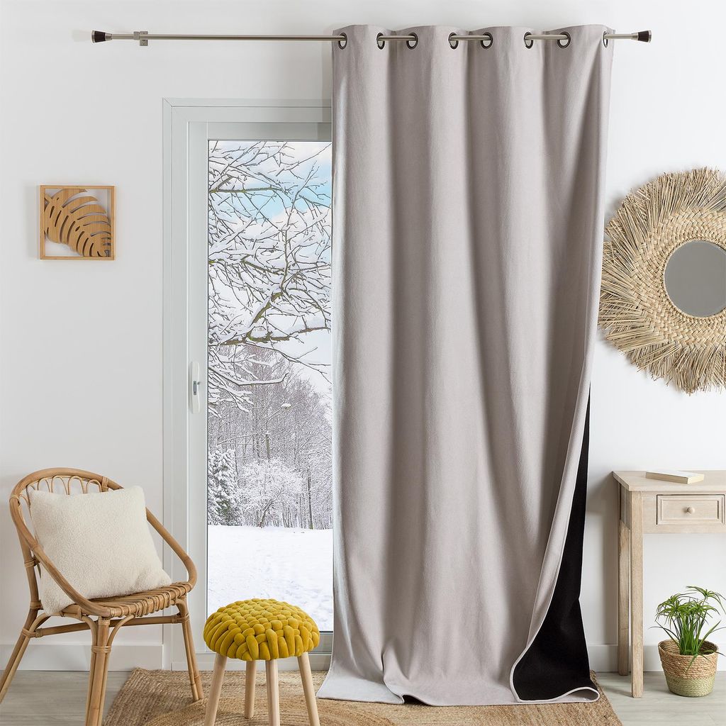 Phonischer und halbverdeckender Thermovorhang KONFOR