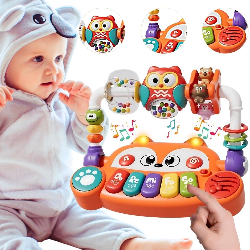 WOOPIE BABY Pianoforte interattivo educativo sensoriale con Immagine del prodotto 