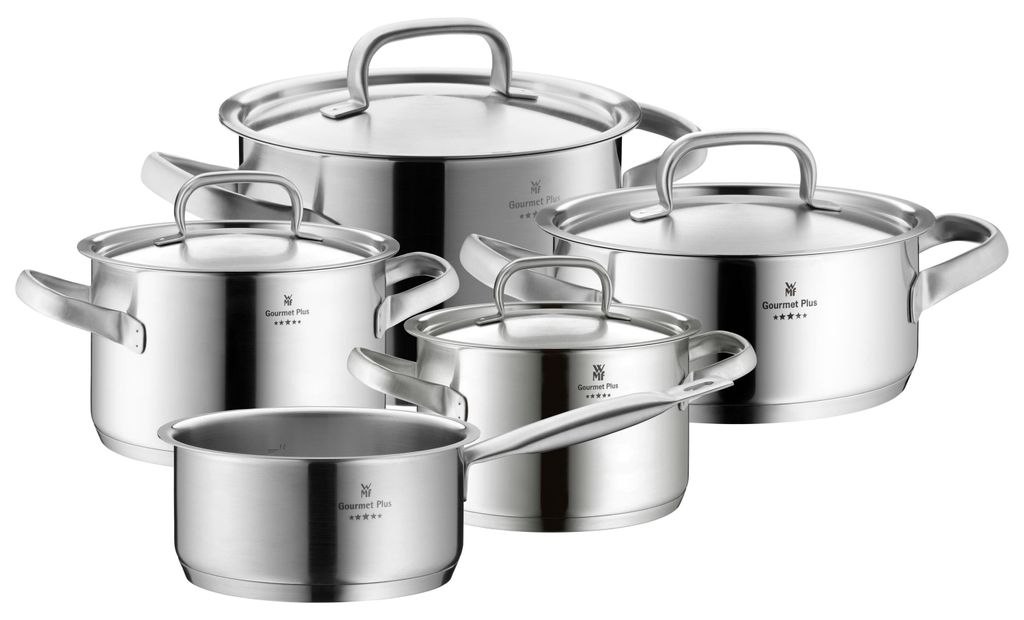 WMF Gourmet Plus pannenset, voordeelverpakking*, 5-delig, Productafbeelding 