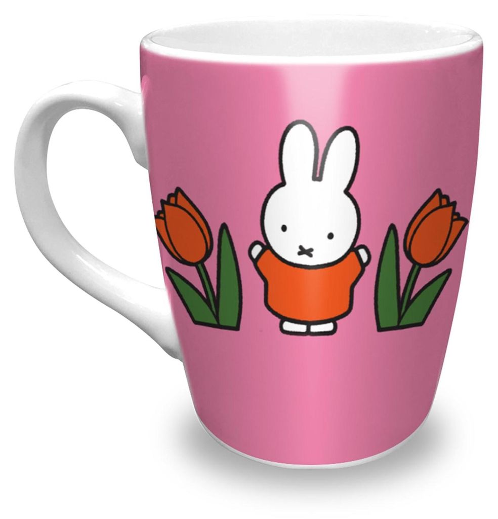 Becher Relax Miffy Tulpen rosa
