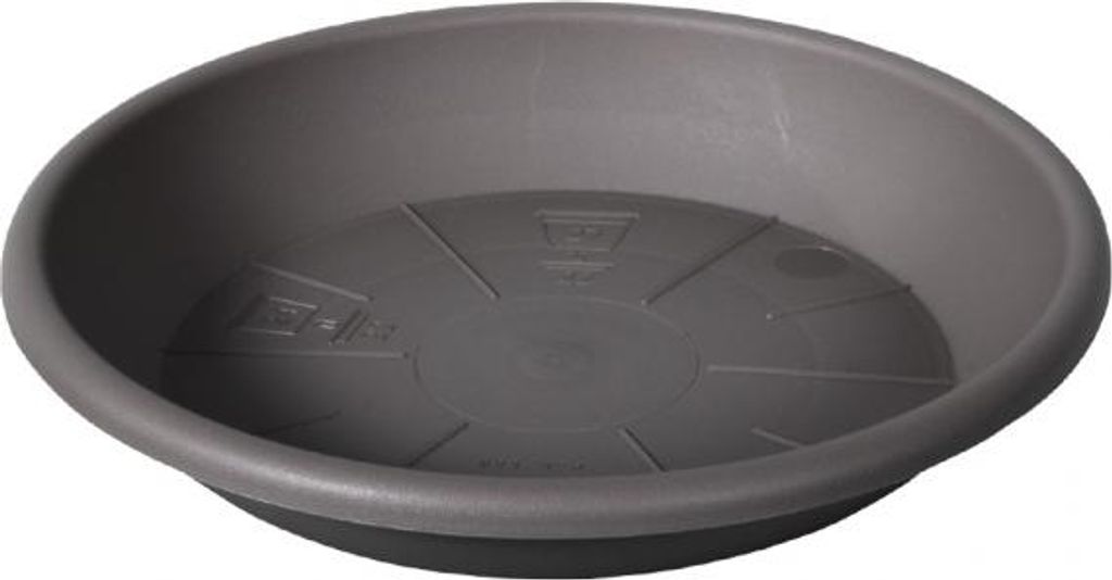 Podmiska pod květináč MEDEA plastová antracitová d40cm Obrázek produktu 
