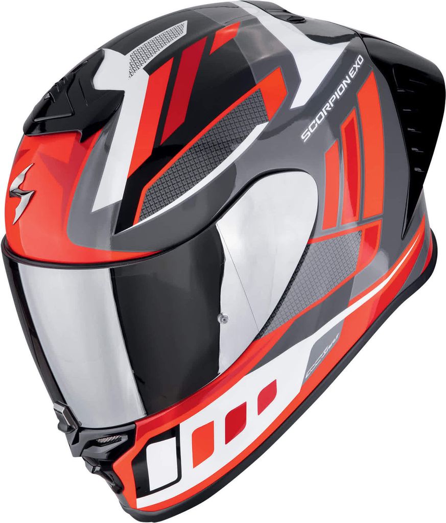 Scorpion Exo-R1 Evo Air II Vital Integralhelm Grau / Weiss / Rot L