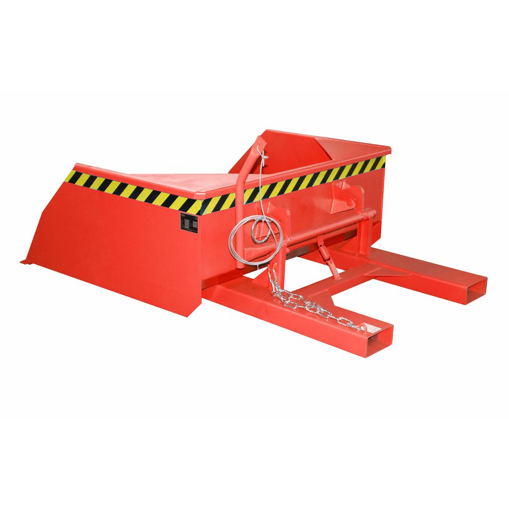 BAUER Staplerschaufel mechanisch - 750 l - 1.500 kg - feuerrot