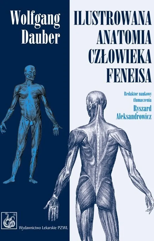 Livre d'anatomie de l'homme Feneis Dauber : atlas illustré en polonais