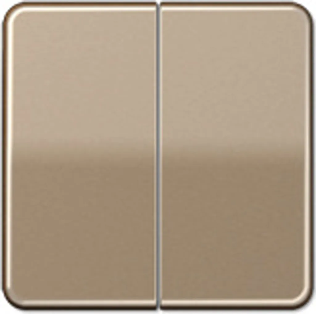Plaque de commande Jung Bascule CD595GB en finition bronze antique