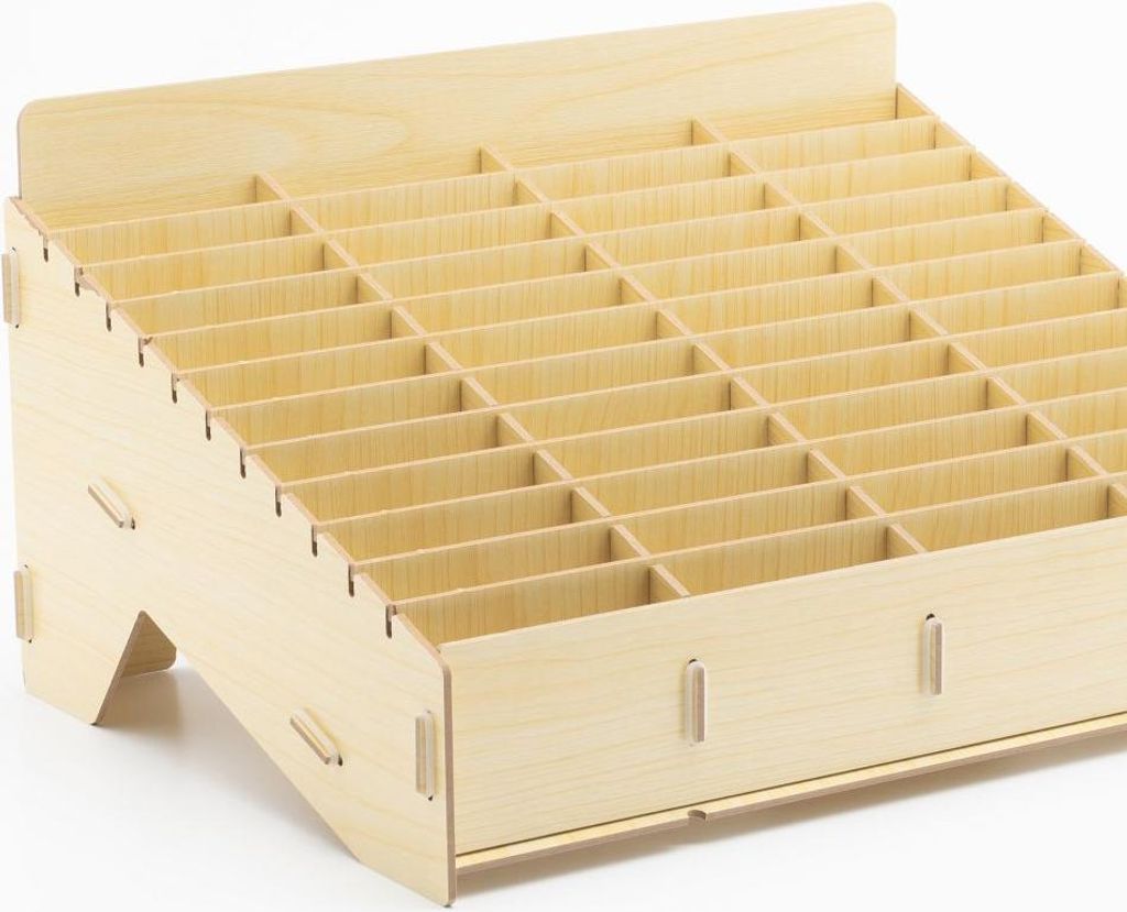 Wooden Storage passend für 48 Smartphones