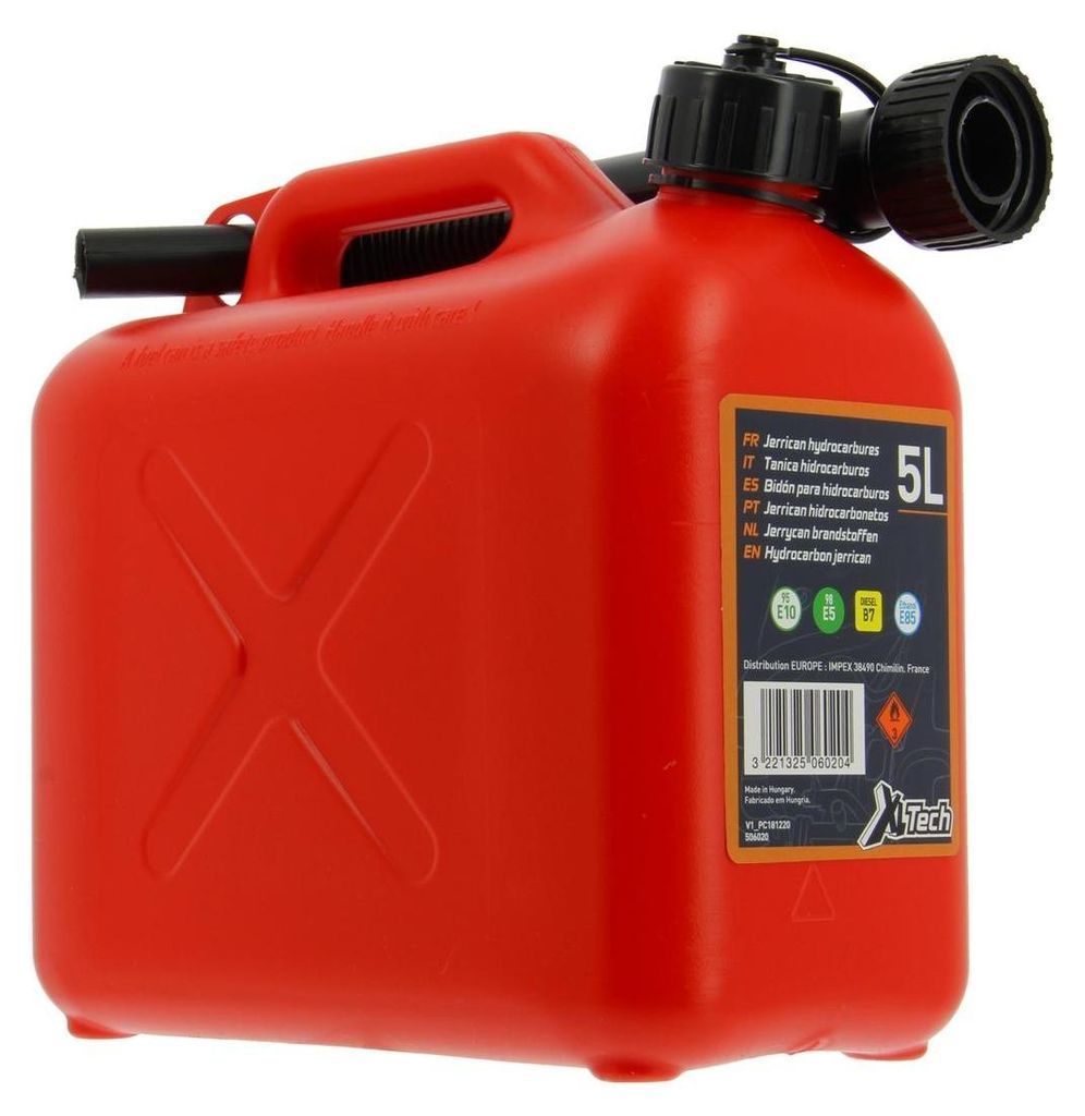 Cartec 506020, 5 l, Rot, Kunststoff, 330 mm, 422 g, 1 Stück(e)