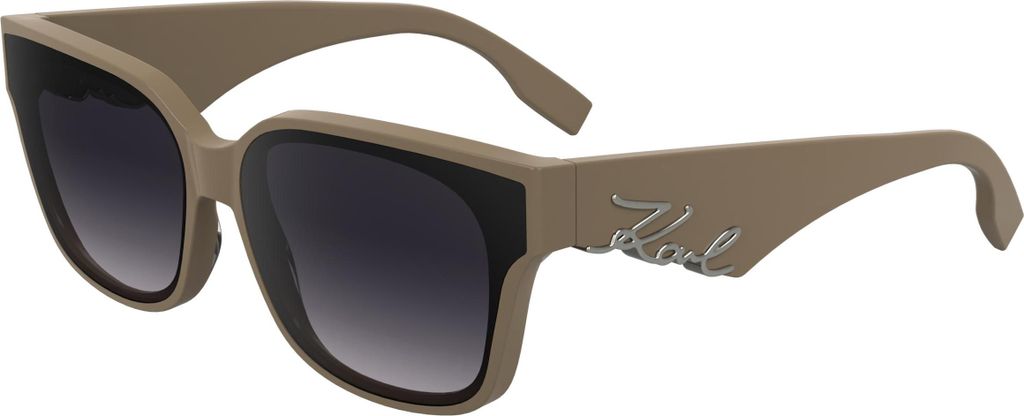 Karl Lagerfeld Moderne rechteckige Acetat-Sonnenbrille für Damen KL6161S