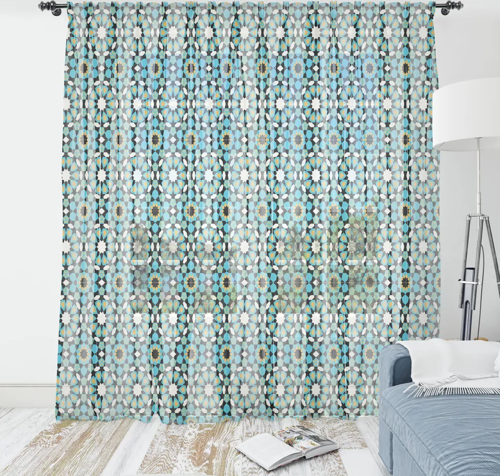 Telo Arredo ABAKUHAUS Geometria Araba 160x274 - Tessuto Satinato