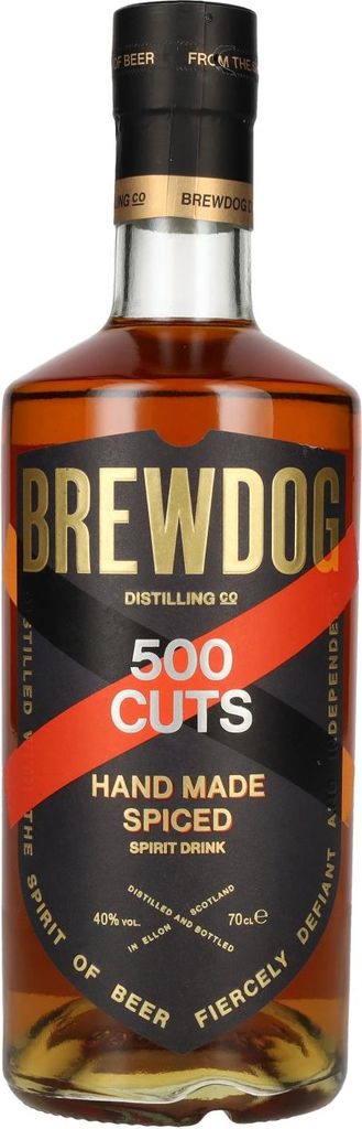 Brewdog 500 CUTS RUM Hand Made Spirit Drink 40% Vol. 0,7l Produktbild 